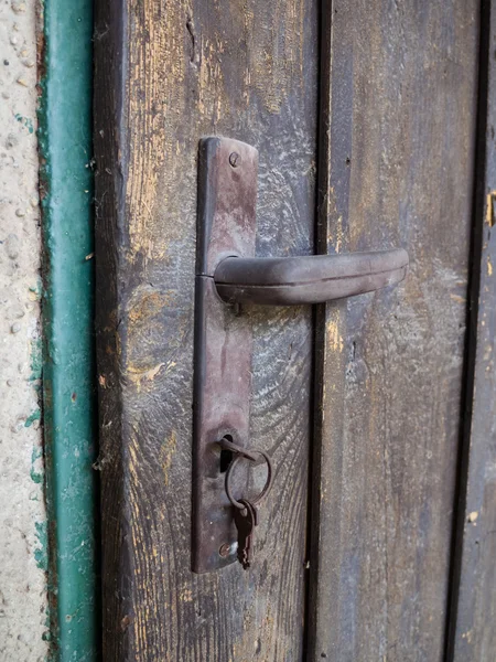 Doorhandle close view — Stock Photo, Image