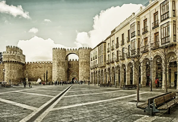 中世纪城堡阿维拉 — 图库照片