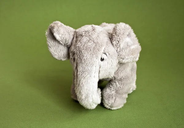 Elefante peluche morbido — Foto Stock
