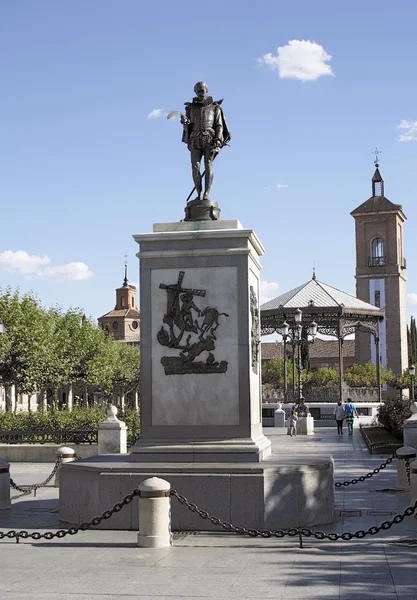 Monument of Cervantes — Stock Photo, Image