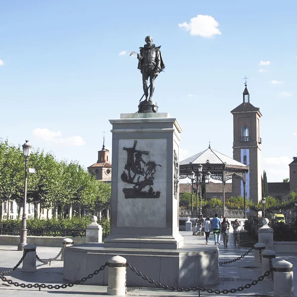 Monument of Cervantes — Stock Photo, Image