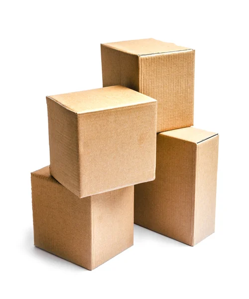 Karton dobozok, az áru — Stock Fotó