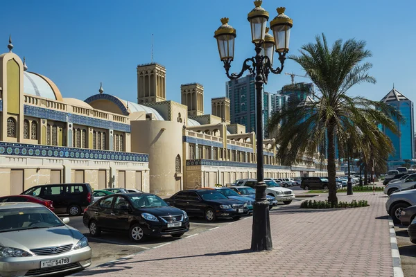 Sharjah - op twee na grootste stad in Verenigde Arabische Emiraten — Stockfoto