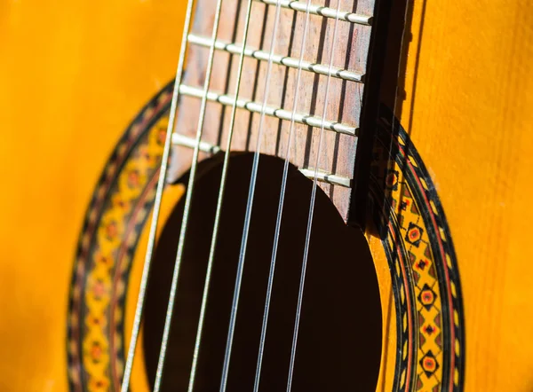 Akustische klassische Gitarre. — Stockfoto