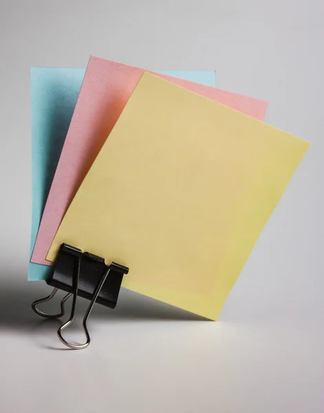 Paper notes on stand — Stock Photo, Image