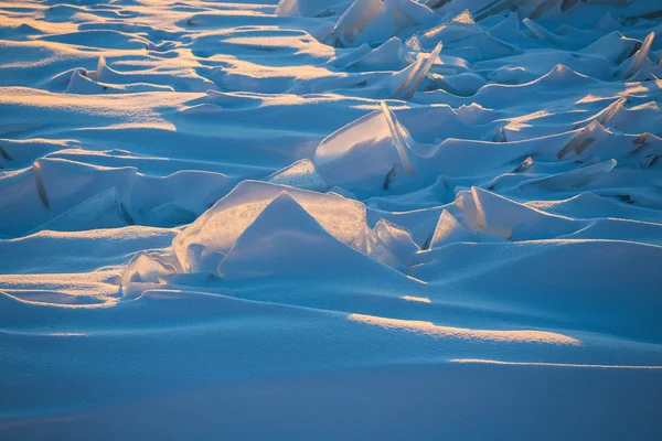 Niekończące się snowfields Antarktyczny — Zdjęcie stockowe