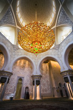 Şeyh Zayed Camii iç