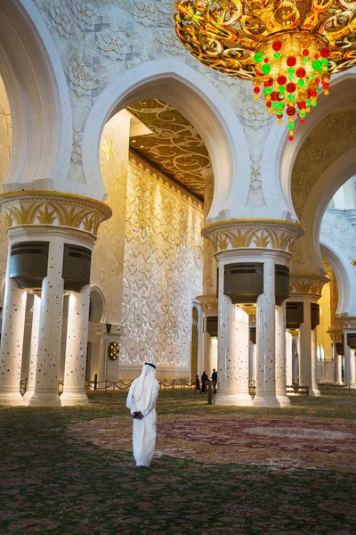 Shaikh Zayed Mosque interiør - Stock-foto