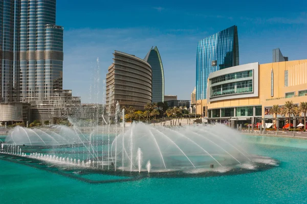 Buildings and streets in Dubai, UAE — Stock Photo, Image