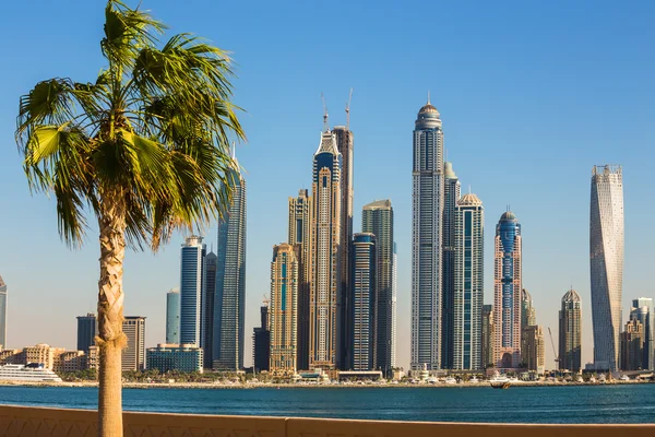 Dubai marina. Spojené arabské emiráty — Stock fotografie