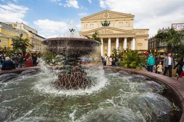 Teatro Bolshoi em Moscou — Fotografia de Stock