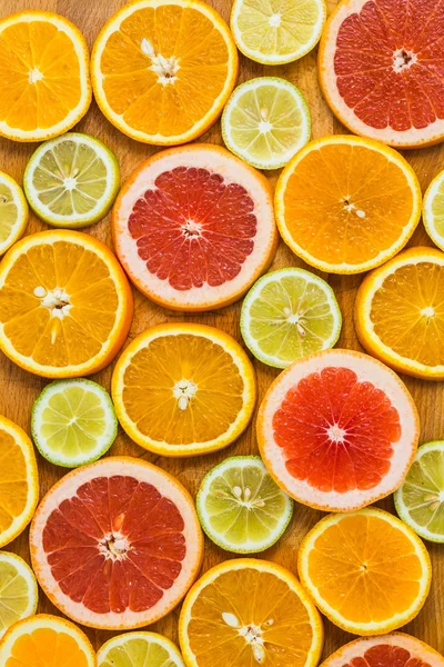 Fatias de citrinos — Fotografia de Stock