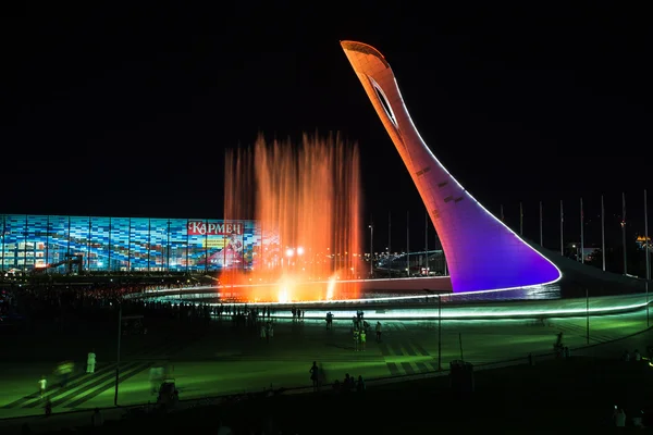 Bowl of the Olympic flame "Firebird" — Fotografie, imagine de stoc