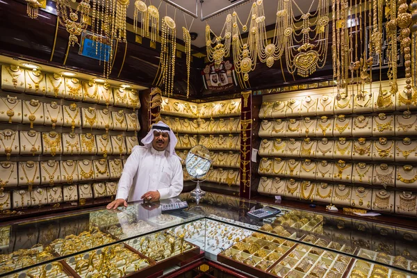 Gold market in Dubai — Stock Photo, Image