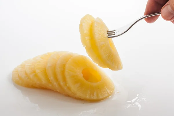 Pineapple sliced rings — Stock Photo, Image