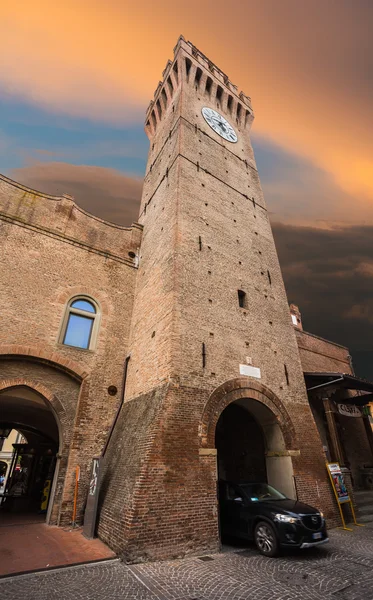 Tuscan kasaba sokağa İtalyanca — Stok fotoğraf