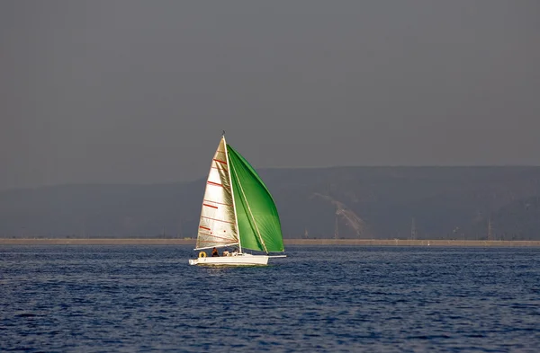 Yacht partecipa a competizioni — Foto Stock