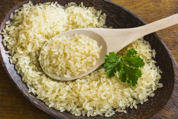 Ρύζι στο πιάτο — Φωτογραφία Αρχείου