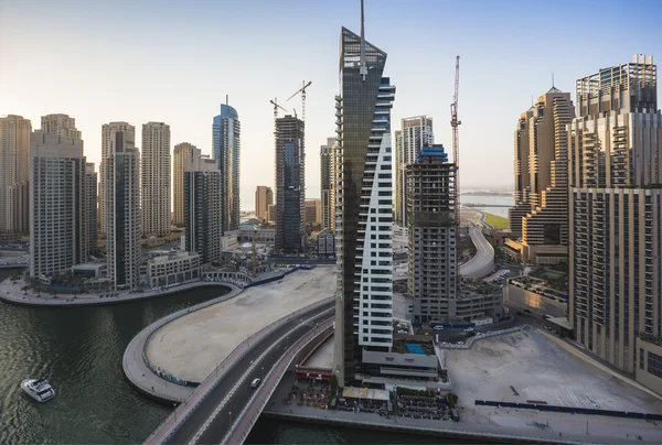 Dubai marina. Spojené arabské emiráty — Stock fotografie