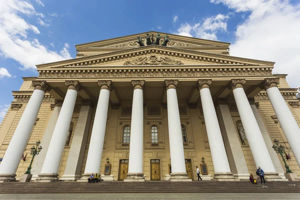 Widok Teatru Bolszoj w Moskwie — Zdjęcie stockowe