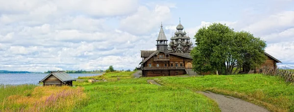 Russisches Architekturdenkmal Der Insel Kizhi — Stockfoto