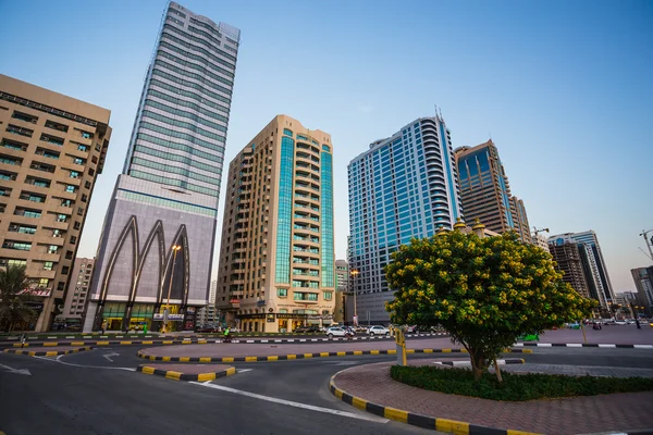 Rascacielos en Sharjah — Foto de Stock