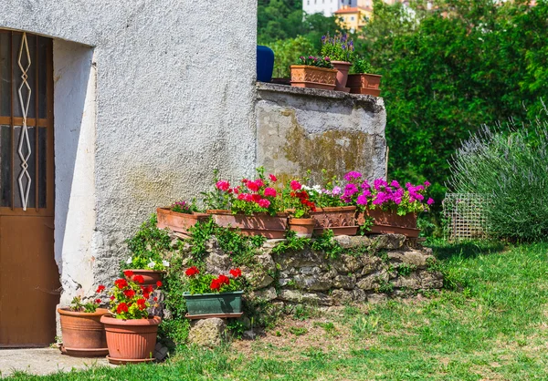 Gamla italienska hus — Stockfoto