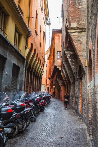 Rua de bolonha — Fotografia de Stock