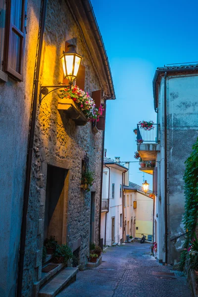 Večerní ulice san Marino — Stock fotografie