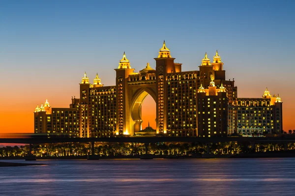 Atlantis Hotel in Dubai. UAE — Stock Photo, Image