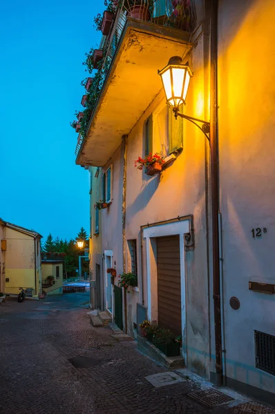 Evening streets of San Marino — Stock Photo, Image