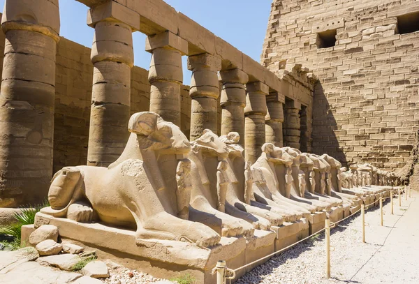 Oude ruïnes van Karnak tempel in Egypte — Stockfoto