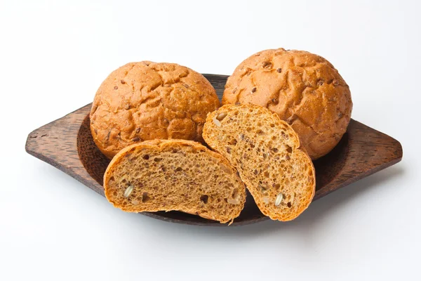 Pães de pão branco — Fotografia de Stock