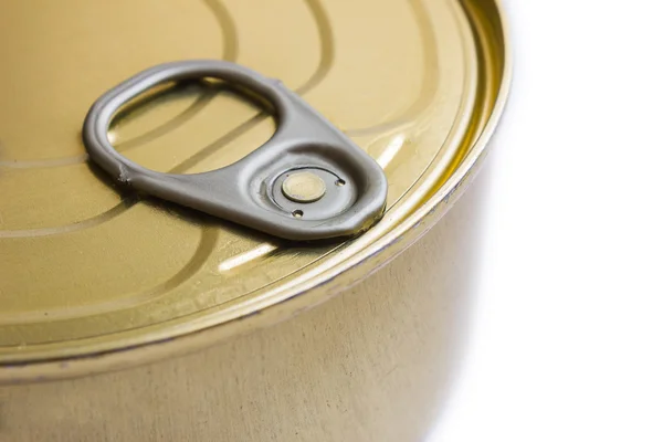 Lata de lata com conservas — Fotografia de Stock