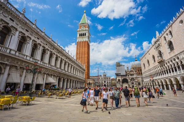 San Marco Piazza Venetsiassa — kuvapankkivalokuva