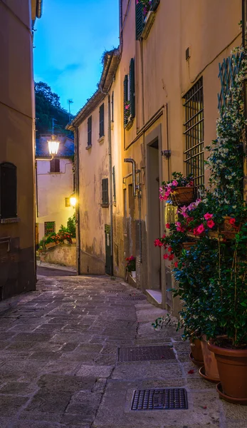 Le vie serali di San Marino — Foto Stock