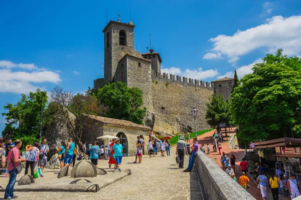 Guaita twierdzy na San Marino — Zdjęcie stockowe