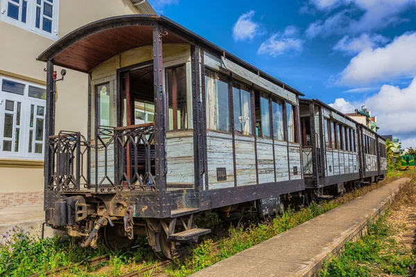 Antique train in Dalat — Stock Photo, Image