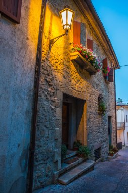 san marino akşam sokaklarında