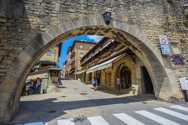 Guaita fästningen på San Marino. — Stockfoto