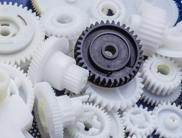 Plastic gear close-up — Stock Photo, Image