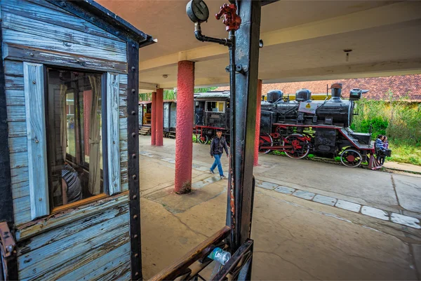 Antique train in Dalat — Stock Photo, Image