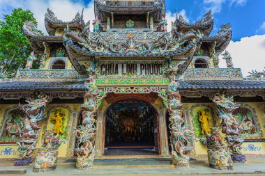 Linh Phuoc pagoda, Vietnam.