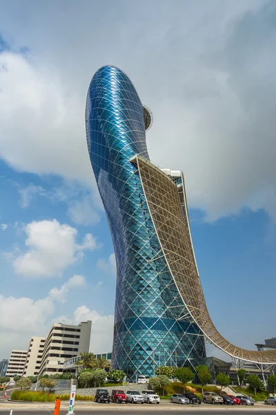 The Capital Gate Tower — Stock Photo, Image