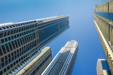  yüksek binaları ve sokakları Dubai, Birleşik Arap Emirlikleri