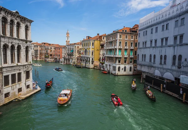 Grande Canal em Veneza, Italia — Fotografia de Stock