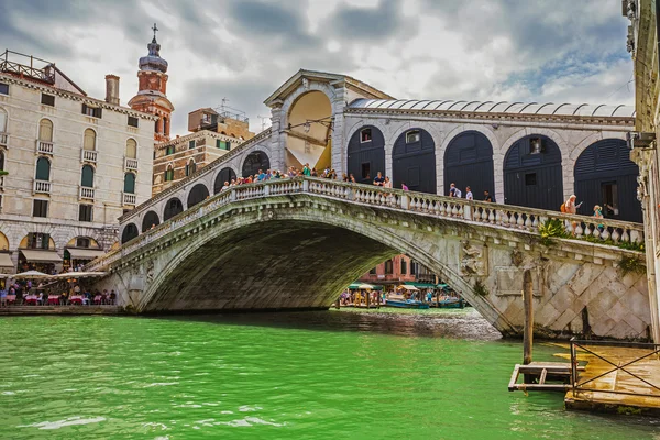 Rialtobrug over Grand Canal — Stockfoto