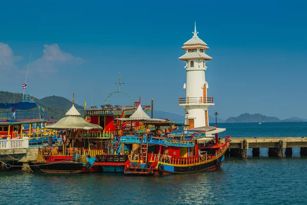 Leuchtturm auf der Insel Koh Chang — Stockfoto