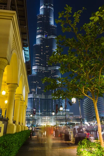 Wysoki wzrost budynki i ulice w Dubaju — Zdjęcie stockowe