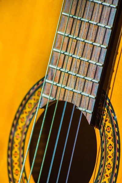 Guitarra clássica acústica — Fotografia de Stock